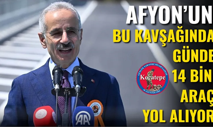 Afyon'un Bu Kavşağında Günde 14 Bin Araç Yol Alıyor