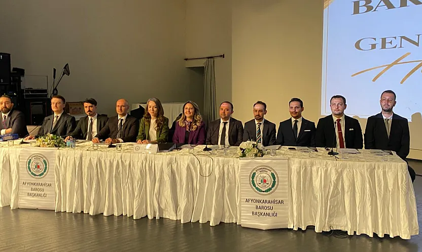 Afyonkarahisar Barosu'nun 47. Genel Kurulu Başladı