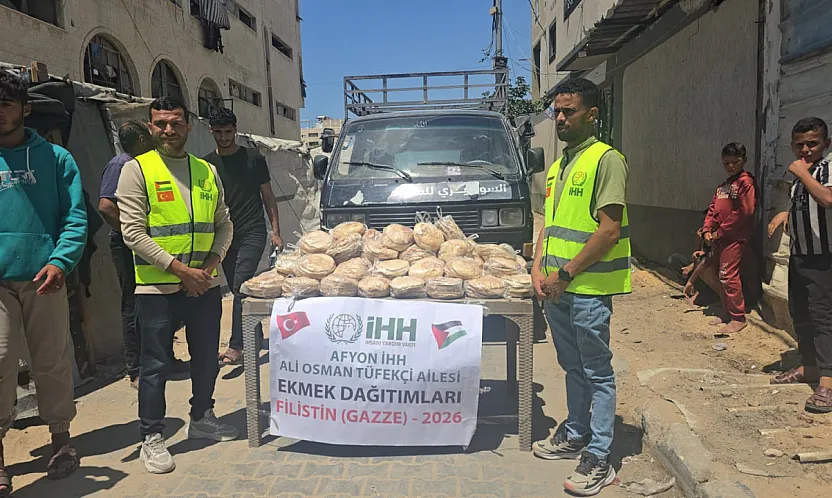 Afyonkarahisar'lı Bağışçıların Emanetleri Gazze'ye Ulaştı