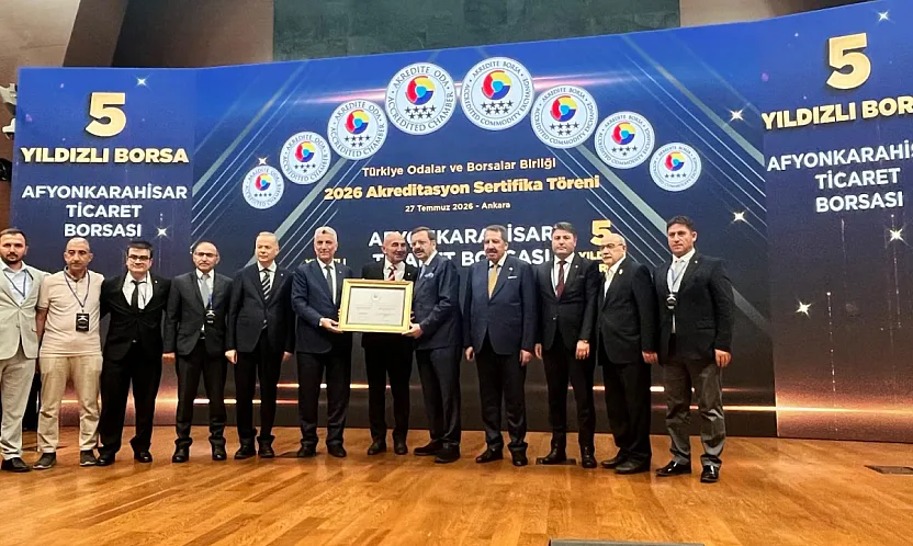Afyonkarahisar Ticaret Borsası 5 Yıldızlı