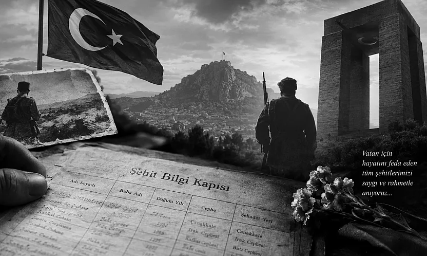 Afyonkarahisarlı 3 Bin 232 Şehidin Kaydı Bulunuyor