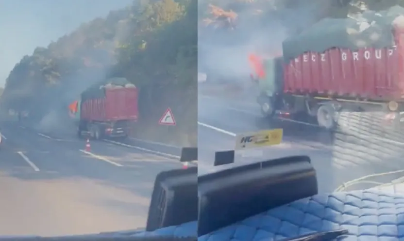 Afyonlu Tır Şoföründen Yangın Tepkisi: Bizim Millete Seyir Lazım, Seyir!