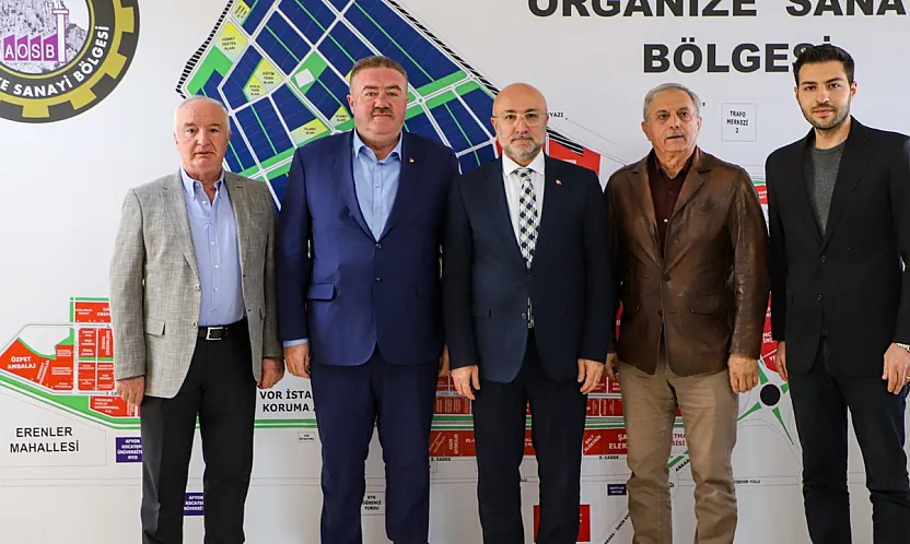 AK Parti'den OSB Başkanı Yeşilay'a Ziyaret