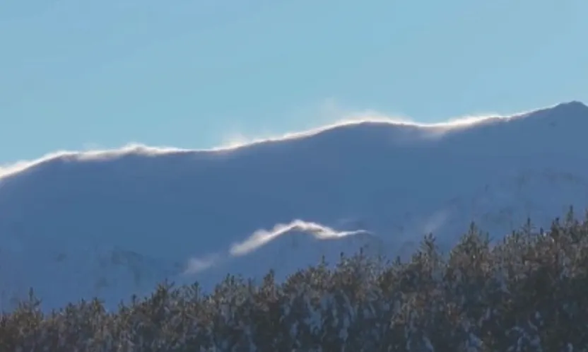 Akdağ Tabiat Parkında Masalsı Kış Manzarası