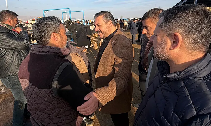 Anahtar Parti, Hayvan Pazarı'nda Sorunları Dinledi