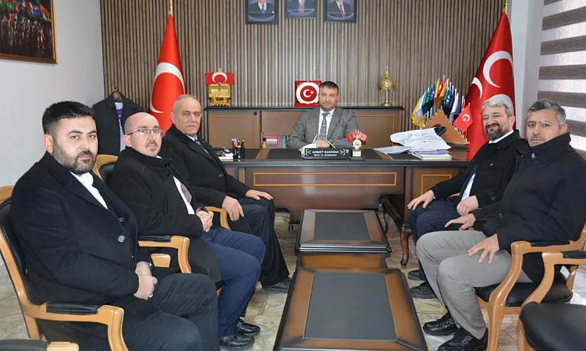 Başkan Kahveci, Türk Diyanet'le İstişare Etti