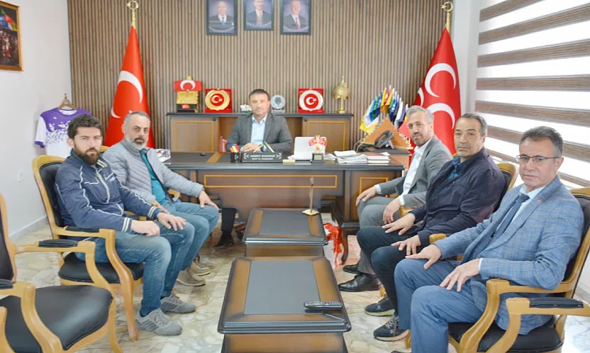 Başkan Kahveci, Ağaç İşleri Odası Yönetimini Ağırladı