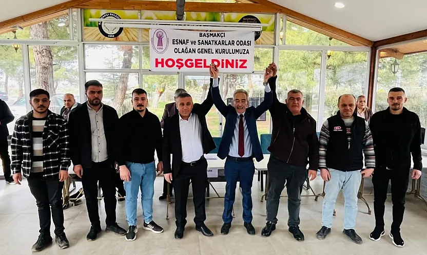 Başmakçı Esnafı Akpınar'ı Başkan Seçti