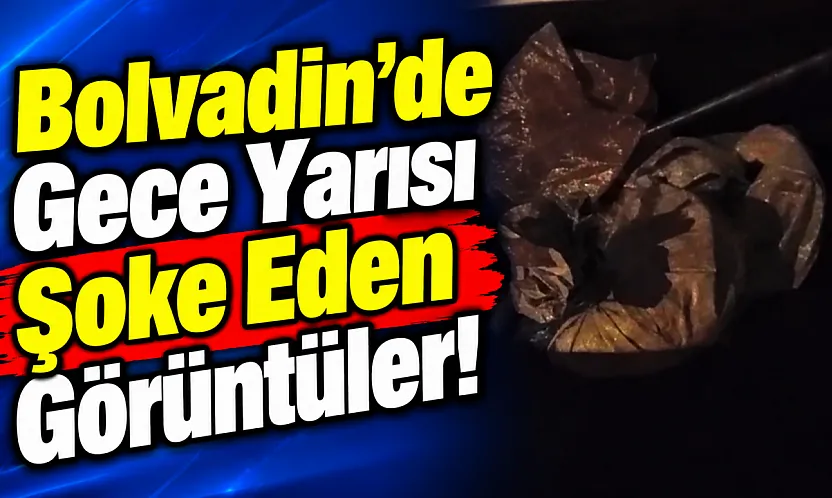Bolvadin'de Gece Yarısı Şoke Eden Görüntüler!
