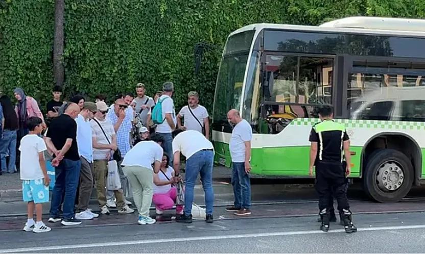 Bursa'da Anne ve Bebeğine Otobüs Çarptı
