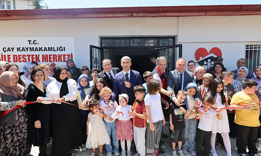 Çay'da Aile Destek Merkezi Hizmete Açıldı