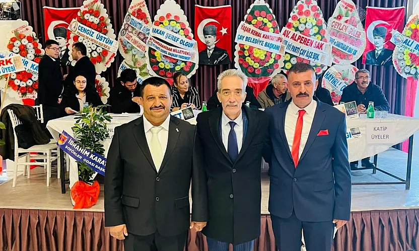 Çay Şoförler Odası Seçiminin Galibi Saraç Oldu