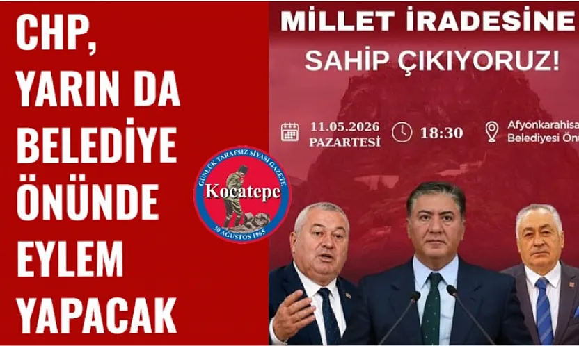 CHP, Yarın Da Belediye Önünde Eylem Yapacak