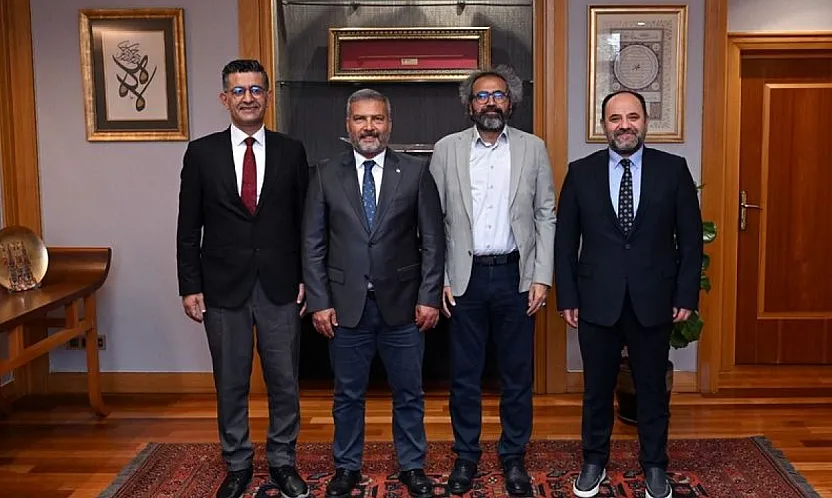 CİB Bölge Müdürü Süt, Rektör Adıgüzel'le Bir Araya Geldi