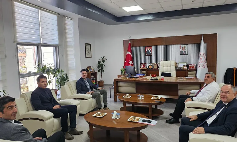 Daire Başkanı Öztürk, Müdür Sünnetci İle İstişare Etti