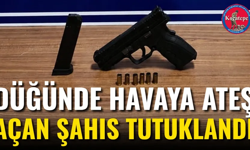 Düğünde Havaya Ateş Açan Şahıs Tutuklandı