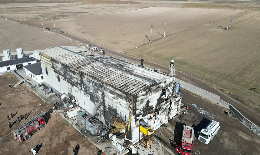 Elektrik Üretim Tesisinde Çıkan Yangın Kontrol Altına Alındı