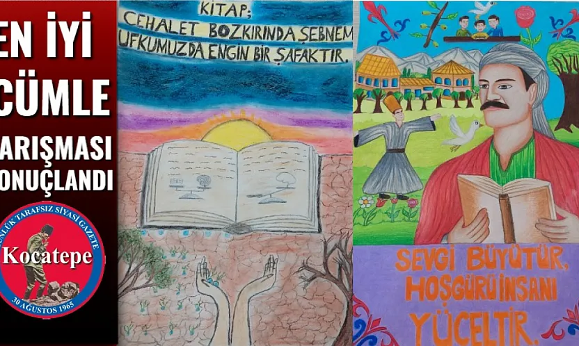 En İyi Cümle Yarışması Sonuçlandı