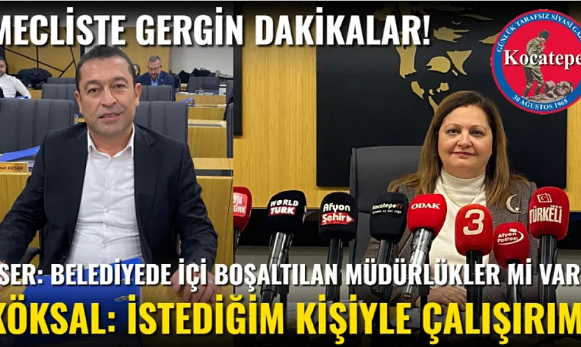 Eser: Belediyede İçi Boşaltılan Müdürlükler Mi Var? Köksal: İstediğim Kişiyle Çalışırım!