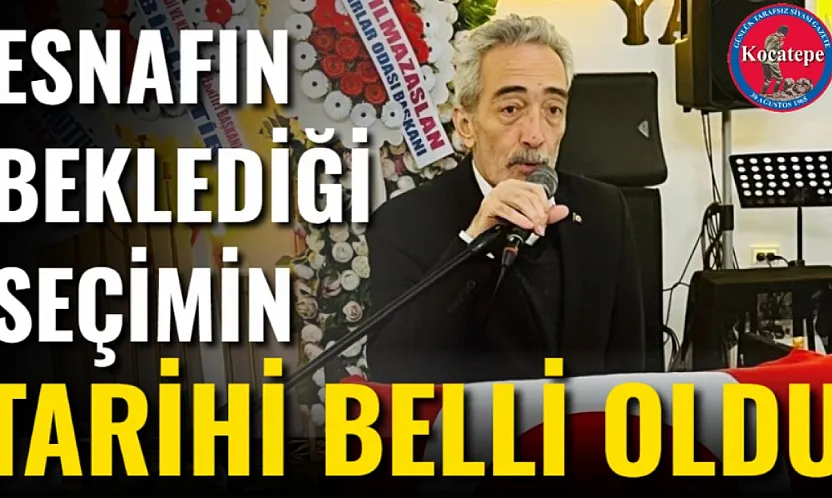 Esnafın Beklediği Seçimin Tarihi Belli Oldu