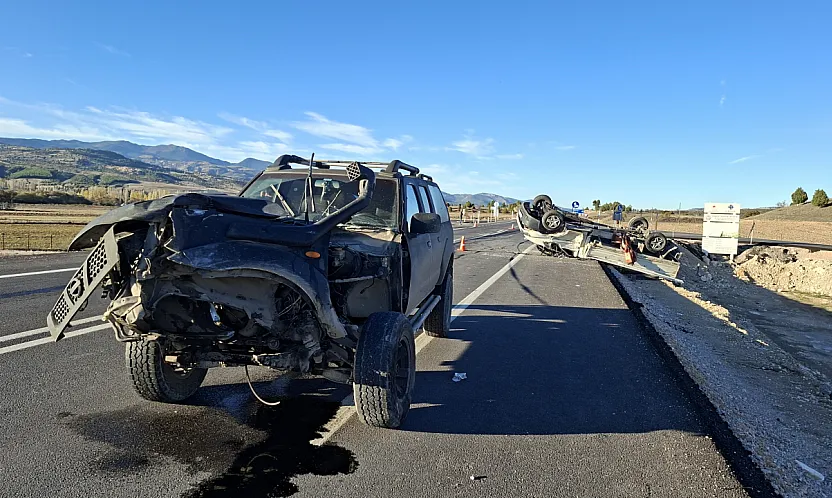 Hisarcık'ta Trafik Kazası: 4 Yaralı