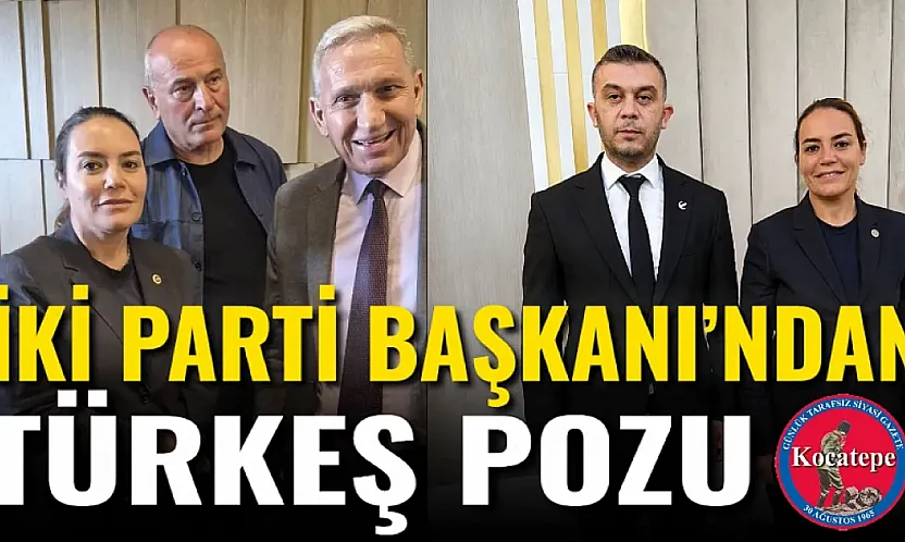 İki Parti Başkanı'ndan Türkeş Pozu