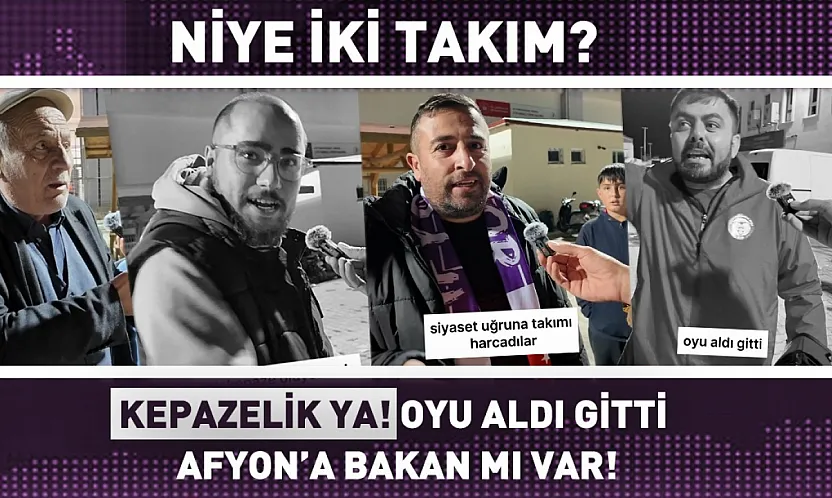 İki Takım Değil, Tek Afyonspor Olsun!