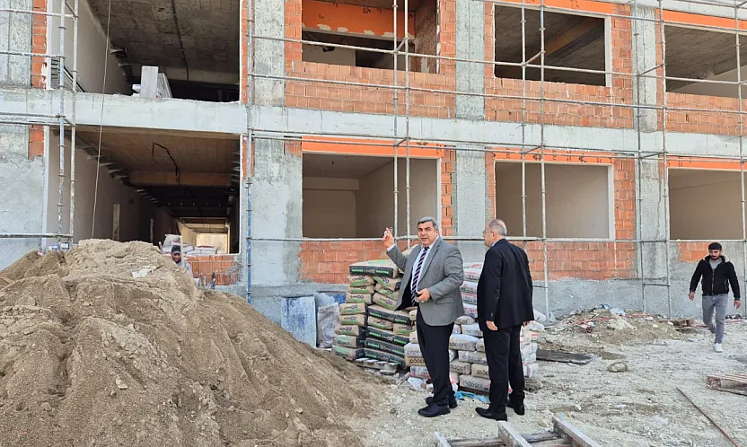 İkinci Fen Lisesi İnşaatı Hızlı İlerliyor