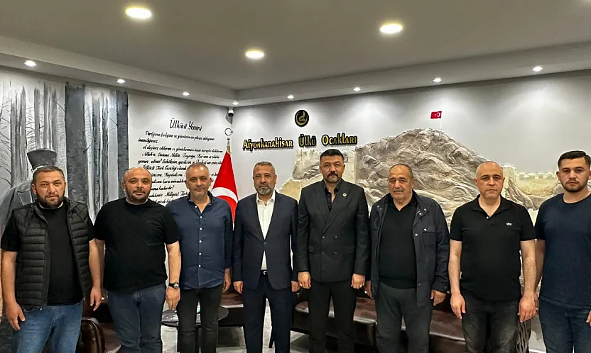 İş İnsanlarından Afyonkarahisar Ülkü Ocakları'na Hayırlı Olsun Ziyareti
