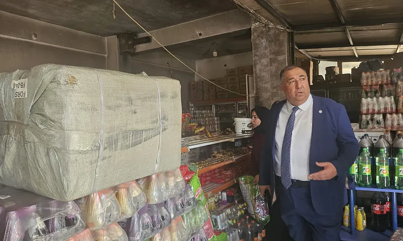 İYİ Partili Mısırlıoğlu'ndan, Yangınzede Esnafa Geçmiş Olsun Ziyareti