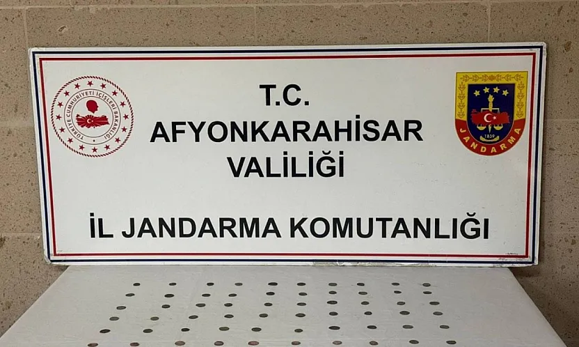 Jandarma İhsaniye'de Sikkeler Ele Geçirdi