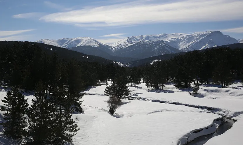 Kar Yağışı Sonrası Akdağ Tabiat Parkı'nda Masalsı Kış Görüntüsü