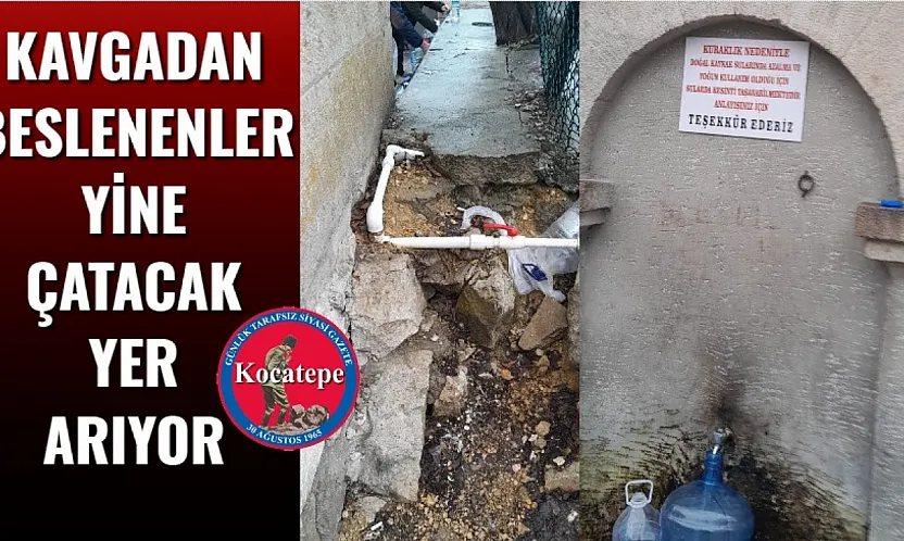 Kavgadan Beslenenler Yine Çatacak Yer Arıyor