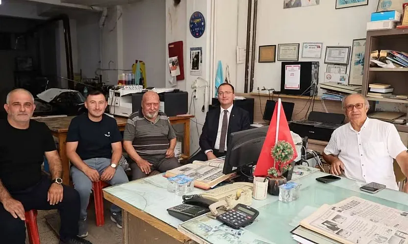 Kaymakam Akgül'den Dinar Basınına İade-i Ziyaret