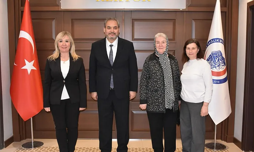 MHP Heyeti Rektör Aslan'la Görüştü