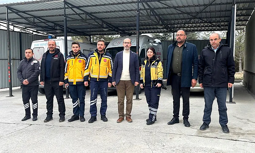 Müdür Öztürk, Bayat'ta Sağlık Çalışanlarıyla Görüştü