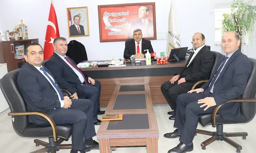 Müdür Sünnetci, Bayat'ta Temaslarda Bulundu