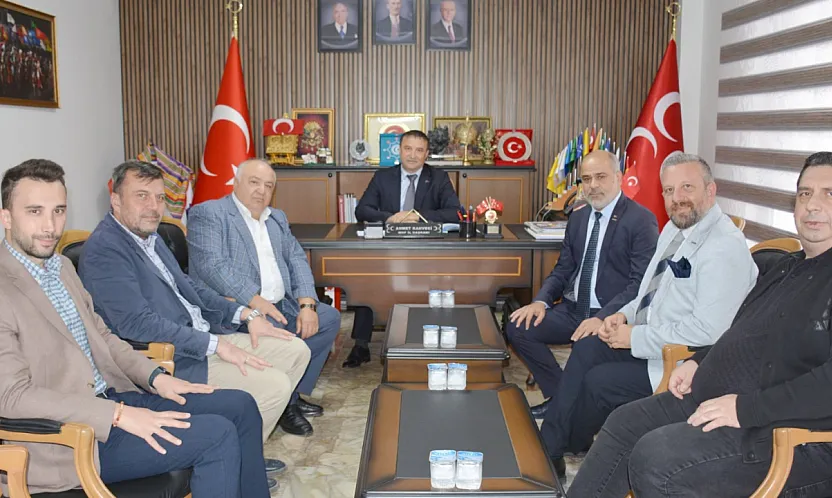 MÜSİAD Afyon Şubesi'nden MHP'ye ziyaret