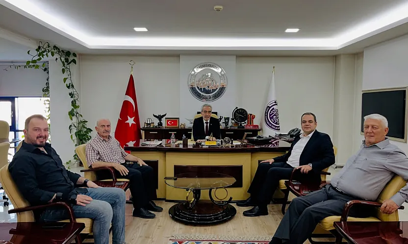 Önder Artuk'tan Cengiz Üstün'e Hayırlı Olsun Ziyareti