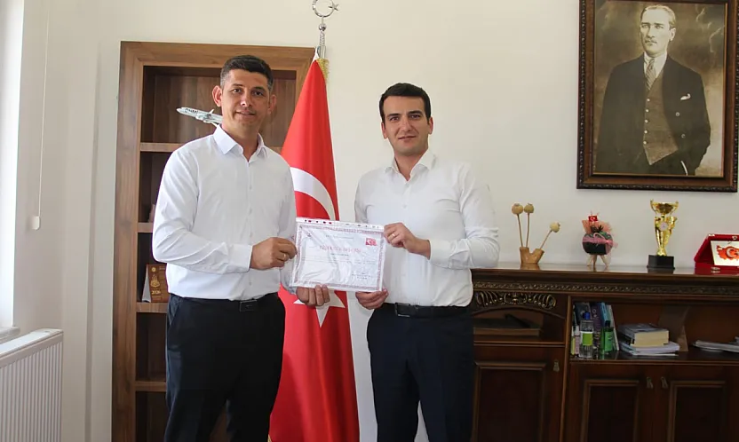 Örnek Muhtara Teşekkür Belgesi