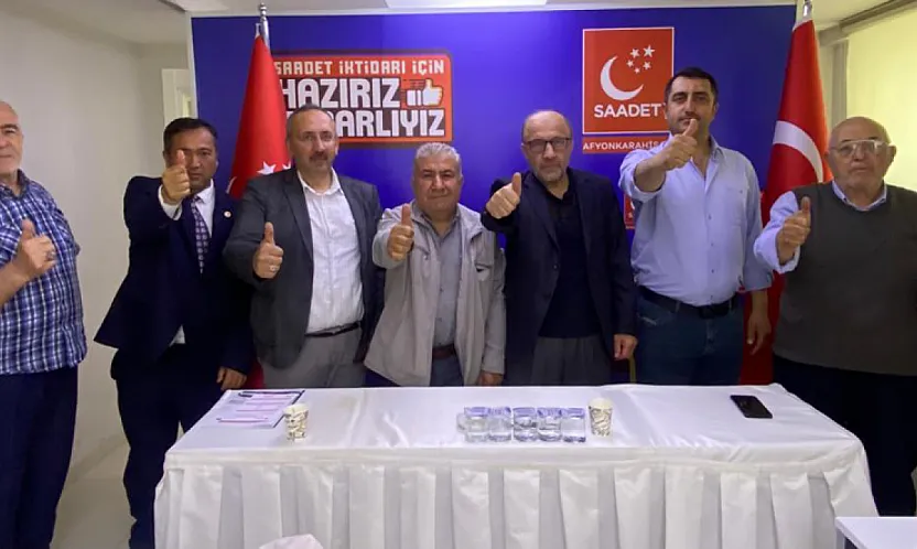 Saadet Partisi Afyon'da Bayramlaşma: Ali Hazer'den Sert Mesajlar
