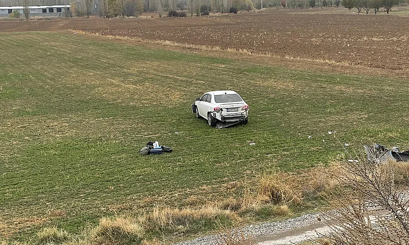Şarampole Giren Otomobil Sürücüsü Yaralandı