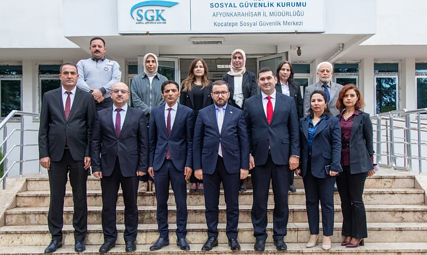 SGK Başkanı Elitaş Afyon'da Hizmetleri Yerinde İnceledi
