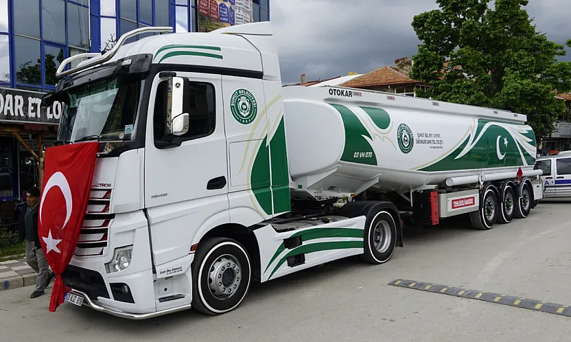 Şuhut Belediyesi'ne Dev Tanker
