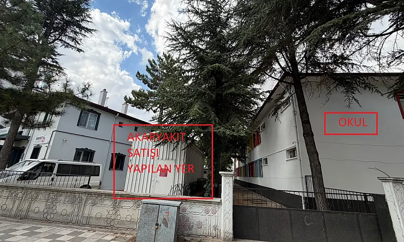 Şuhut'ta Okul Yanında Yapılan Akaryakıt Satışını Belediye Durdurdu