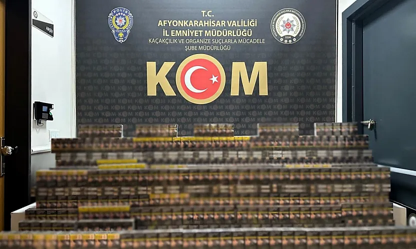 Sultandağı'nda 1830 Paket Kaçak Sigara Ele Geçirildi