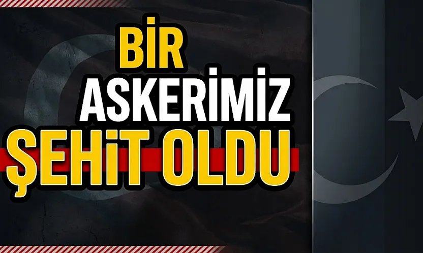Suriye'de Bir Askerimiz Şehit Oldu
