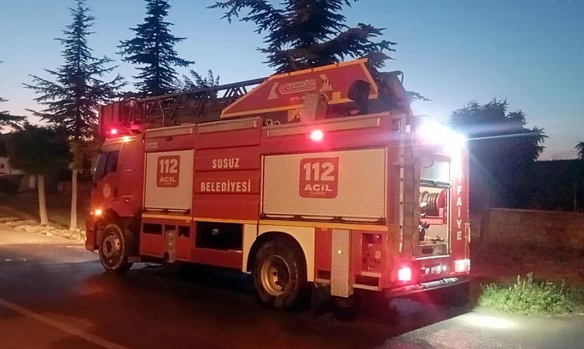 Susuz Güzelimdağı'nda Alevlerle Mücadele