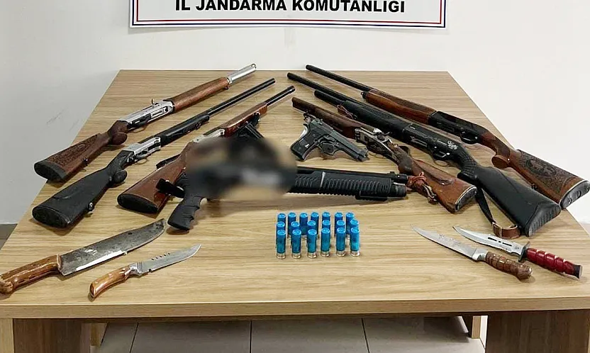 Tabanca, Tüfek, Fişek, Bıçak… Jandarma Ele Geçirdi