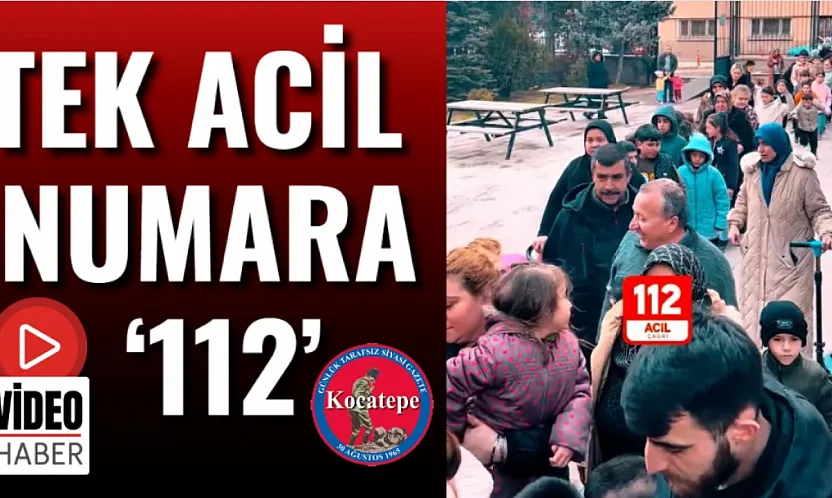 Tek Acil Numara '112'